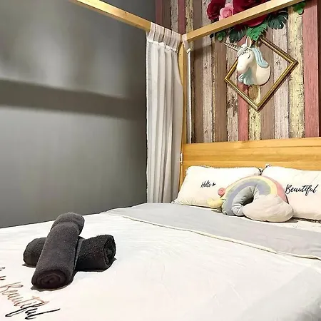 Unicorn Fairy Theme 2Br Airport Suite# Straits Intl# Pantai Hospt Bayan Lepas Exterior photo